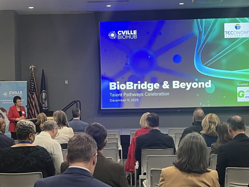 CvilleBioHub’s “Talent Pathways” Report Reveals Strategic Opportunities for Central Virginia’s Bioscience Workforce