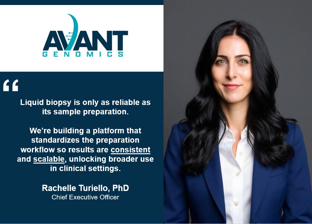 Avant Genomics Secures $3M+ in Funding to Accelerate First-in-kind Automated Platform for Liquid Biopsy Sample Preparation